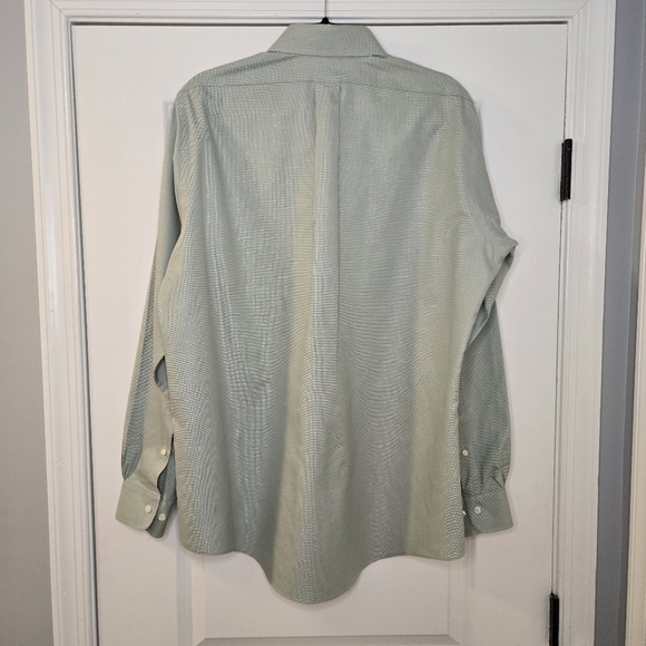 Brooks Brothers Traditional Fit Non-Iron Button Down Shirt Green Size 15.5 (Med) - Picture 2 of 11